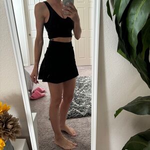 Black Tennis Skirt
